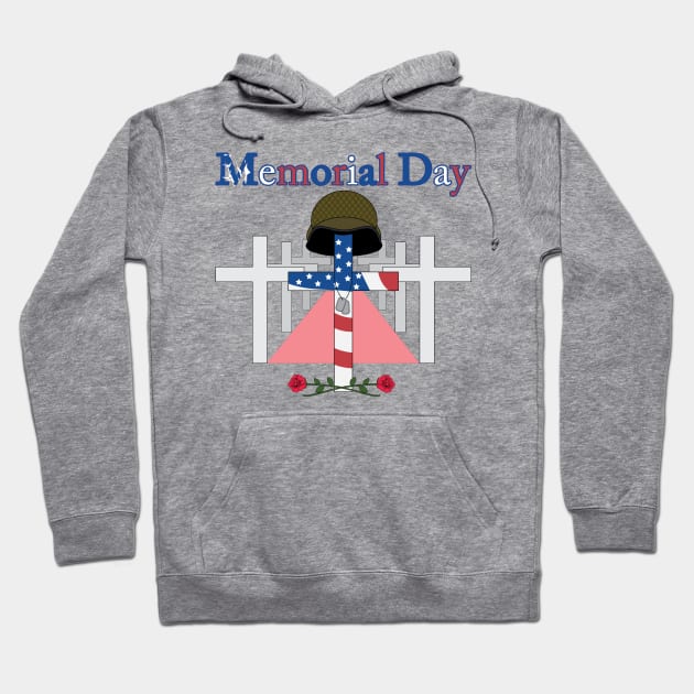 Memorial Day Hoodie by GilbertoMS